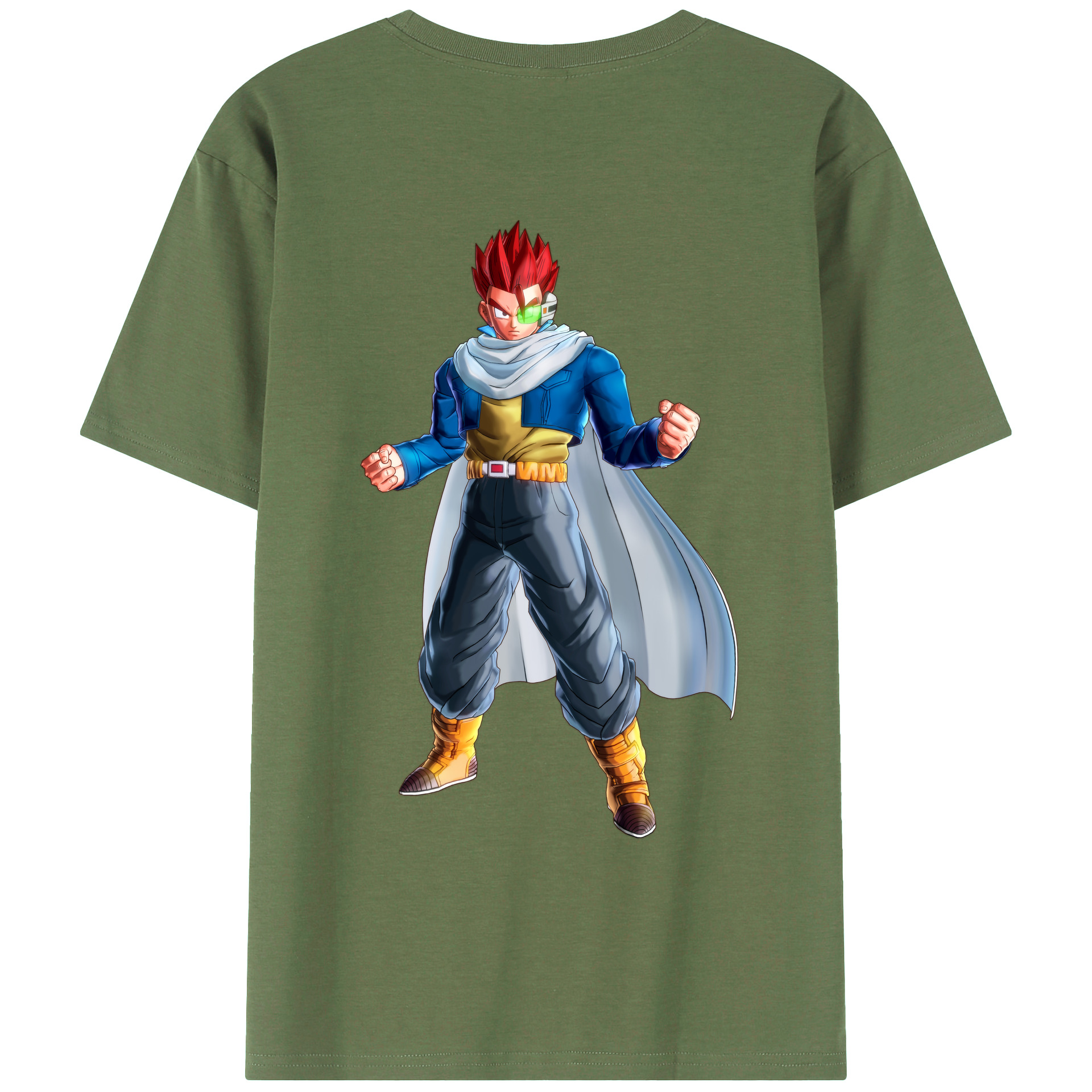 （画像用） ドラゴンボール 孫 悟飯（そんごはん）DRAGON BALL Son Gohan 綿100％ メンズ半袖Tシャツ（バックプリント） 通気性